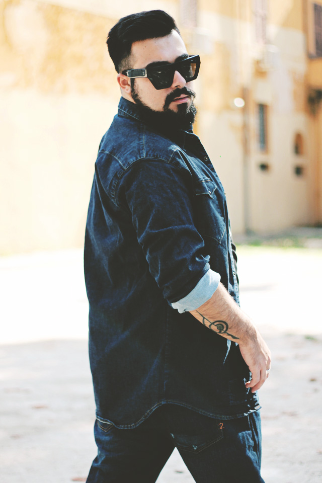 fashion blogger roma, outift, guy overboard, 2m, two men in the world, 2w2m, denim, jeans, made in italy, japan, kuroki, total denim, fashion blogger uomo
