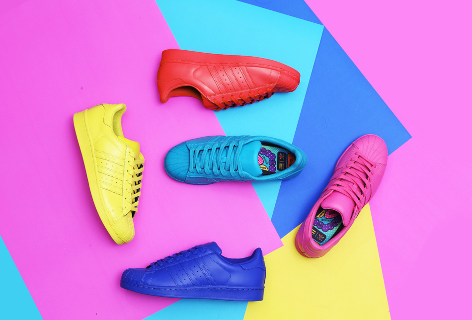Pharrell Williams, adidas Originals, Superstar Supercolor