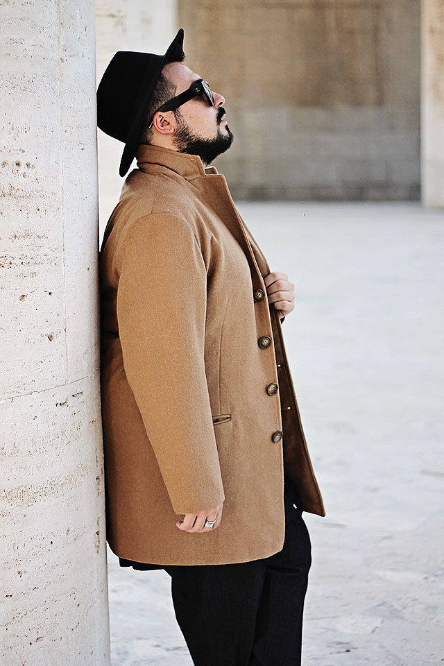 outfit, fashion blogger uomo, fashion blogger roma, tailor4less, cappotto cammello, camel coat, cappotto su misura