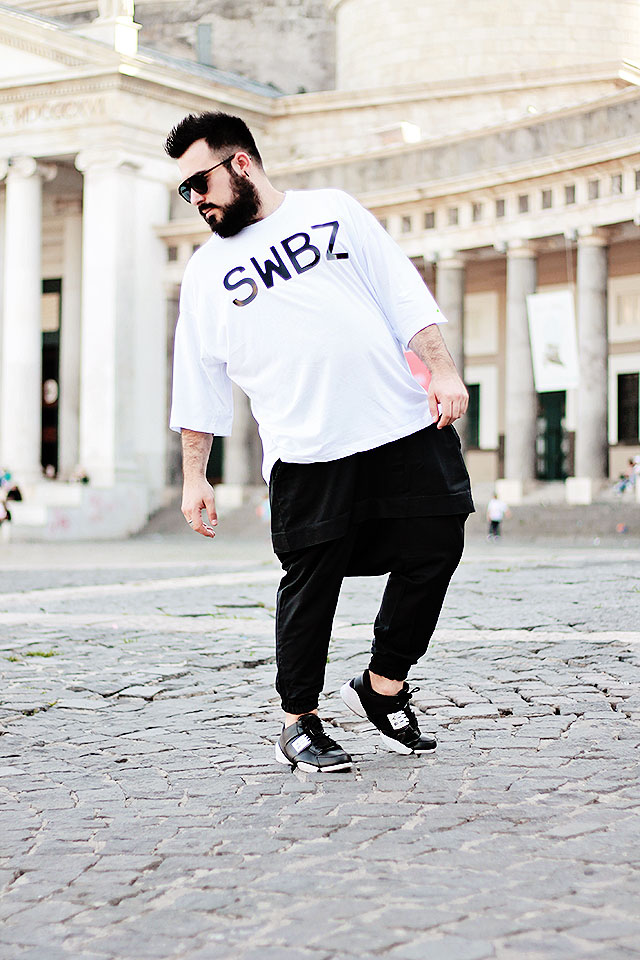 scarpe running, running shoes, y8 fashion, cheap running shoes, outfit guy overboard, fashion blogger uomo plus size