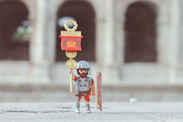 playmobil, legionario romano, edizione limitata roma playmobil