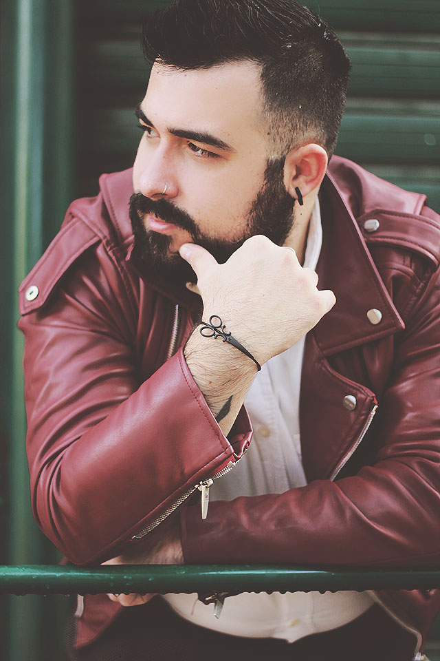 vintage scissor cuff bracelet, bracciale a forma di forbice uomo, zaful, fashion blogger uomo roma