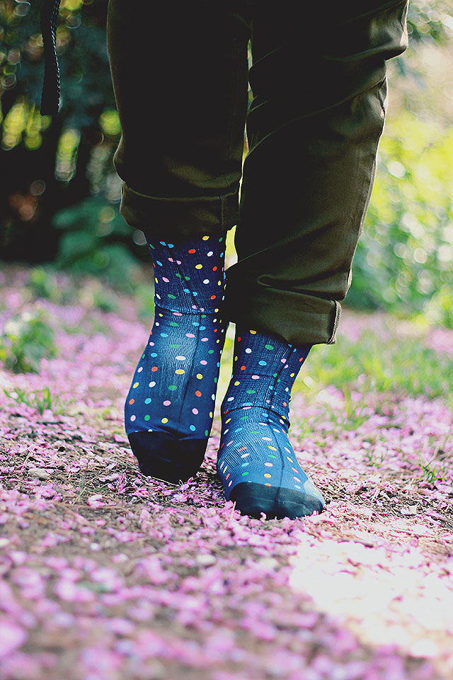 custom socks polka dots happy socks