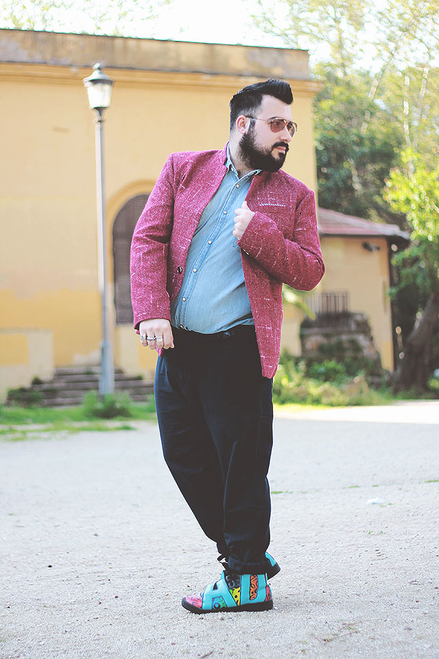 Men Mandarin Collar Jacket Rosegal, Outfit Plus size man fashion blogger