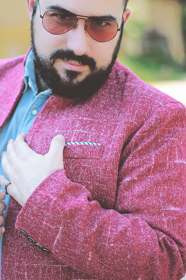 Men Mandarin Collar Jacket Rosegal, Outfit Plus size man fashion blogger
