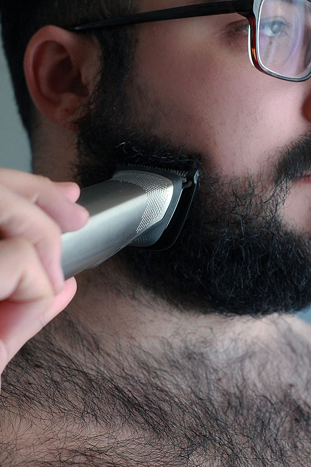 barba sagomata, come rifinire la barba, multigroom philips